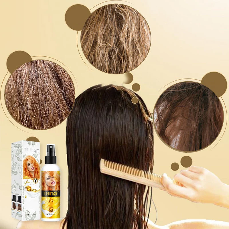 Nourishing Leave-In Spray for Dry Hair Repair and Moisturizing - Image 2