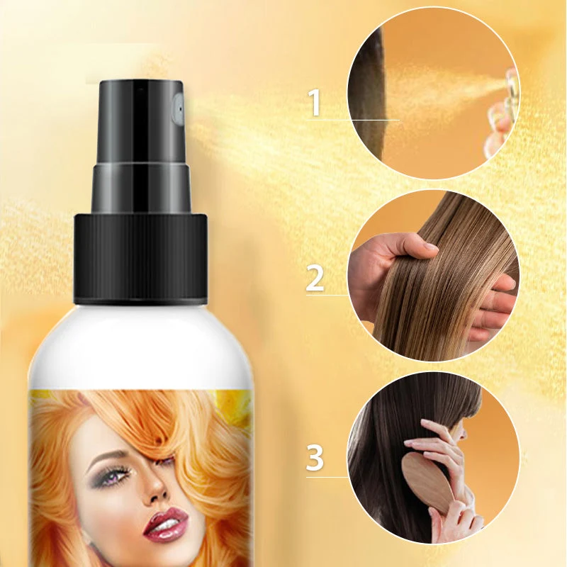 Nourishing Leave-In Spray for Dry Hair Repair and Moisturizing - Image 4