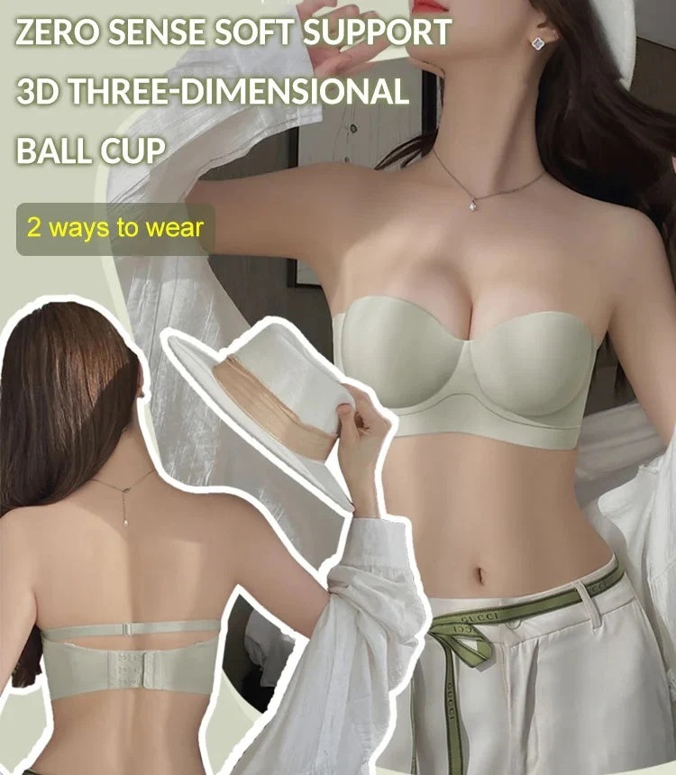 (Half Cup with Heart) Women's Seamless Underwear - Image 5
