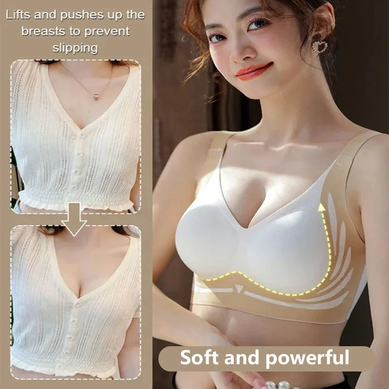 Lifting Anti-Sagging Wire-Free Push-up Bra - Image 2