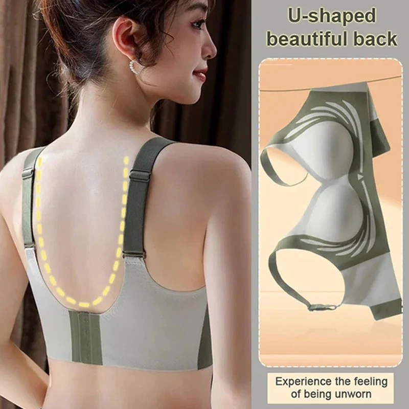 Lifting Anti-Sagging Wire-Free Push-up Bra - Image 3
