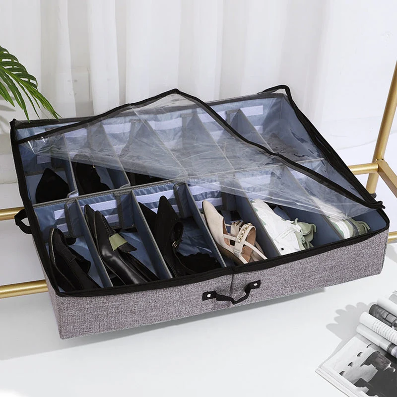 Shoe Storage Organizer with Adjustable Dividers - Image 3