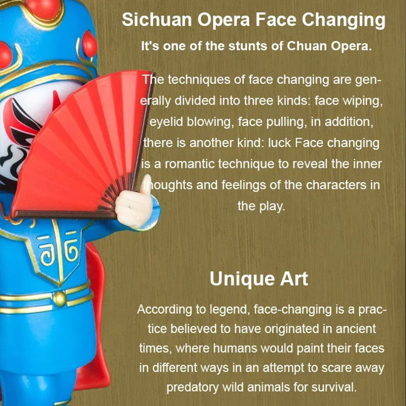 Sichuan Opera Face Changing Doll Ornament - Image 8