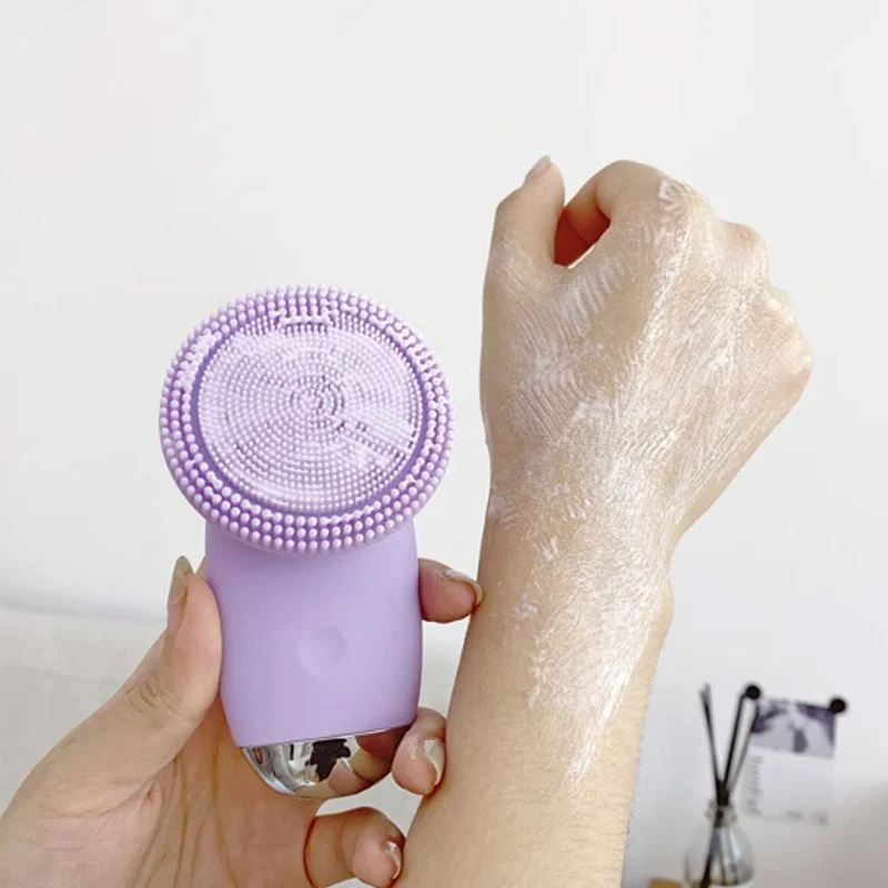 ✨Ultrasonic Vibration Massage Silicone Facial Cleansing Brush - Image 3
