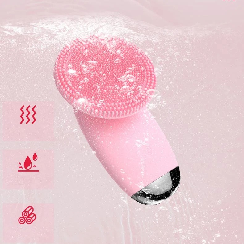 ✨Ultrasonic Vibration Massage Silicone Facial Cleansing Brush - Image 8