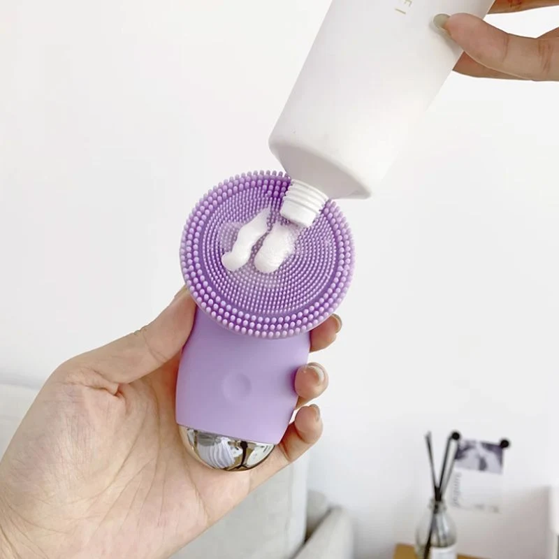 ✨Ultrasonic Vibration Massage Silicone Facial Cleansing Brush - Image 9