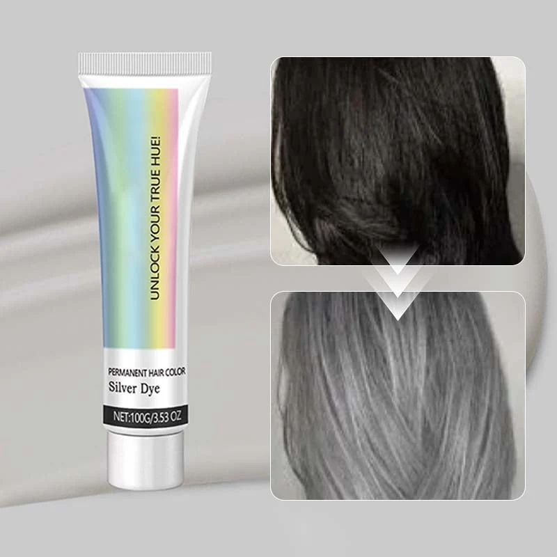2-in-1 Natural Essence Extract Silver Hair Dye - Image 2