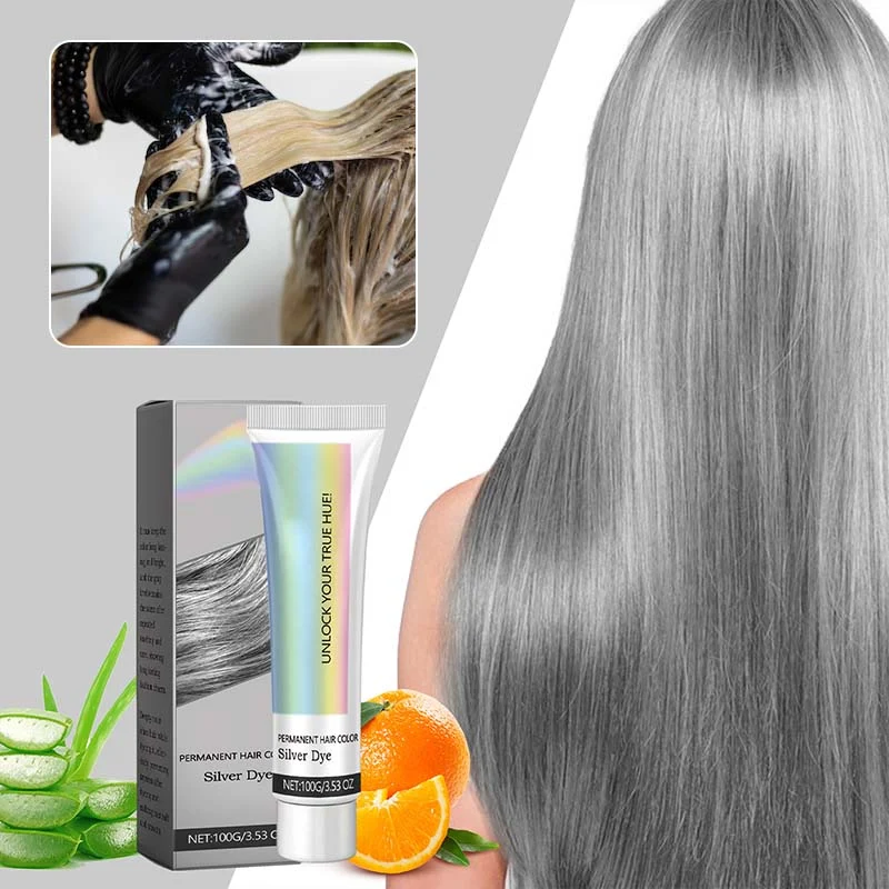 2-in-1 Natural Essence Extract Silver Hair Dye - Image 4
