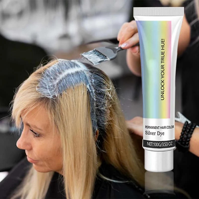 2-in-1 Natural Essence Extract Silver Hair Dye - Image 6