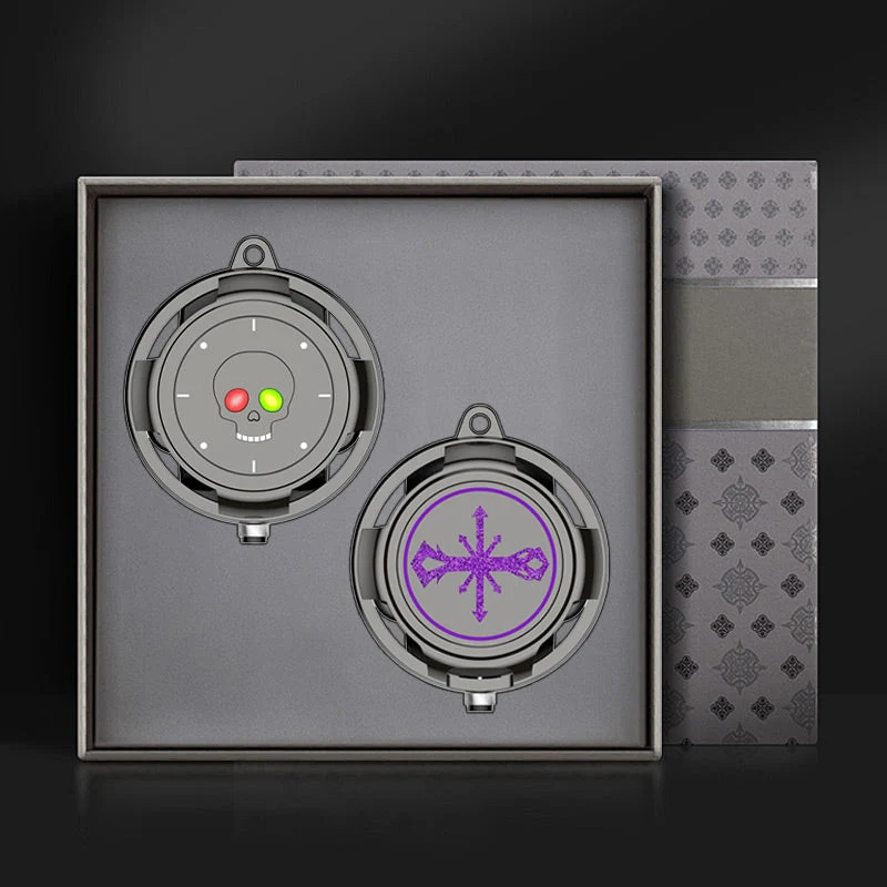 Skull Wireless Bluetooth Earphones With Metal Hanging Chain - Image 12