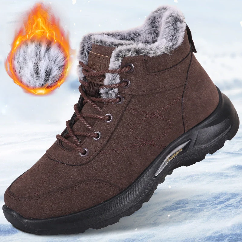 Men’s Non-Slip Plush Lined Snow Boots - Image 2