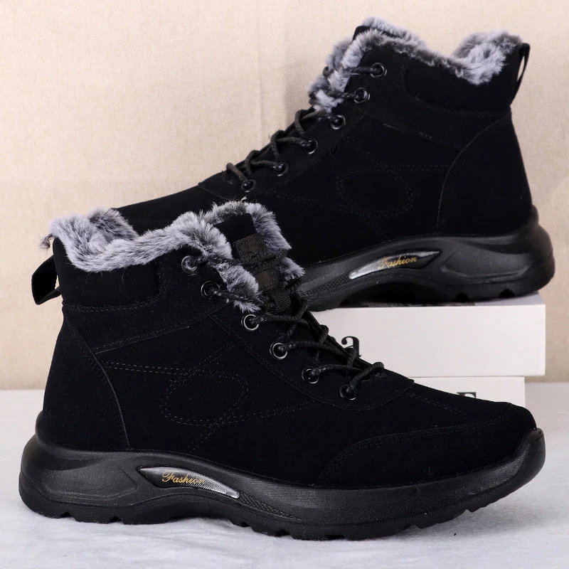 Men’s Non-Slip Plush Lined Snow Boots - Image 3