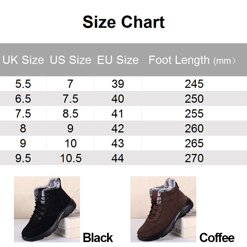 Men’s Non-Slip Plush Lined Snow Boots - Image 9