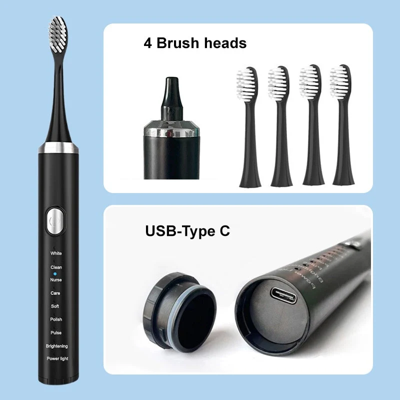 💕2025 HOT SALE🦷Sonic Electric Toothbrush with 8 Modes for Adults🦷 - Image 7