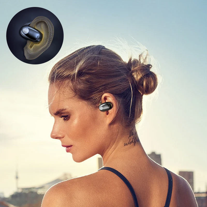 Sporty Hanging Ear Bluetooth Earphones - Image 3