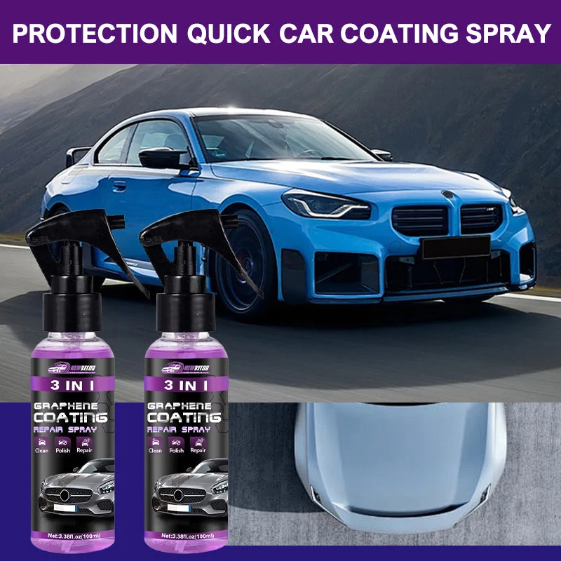 ✨LAST DAY BUY 5 GET 5 FREE✨ 3 in 1 High Protection Quick Car Coating Spray - Image 3
