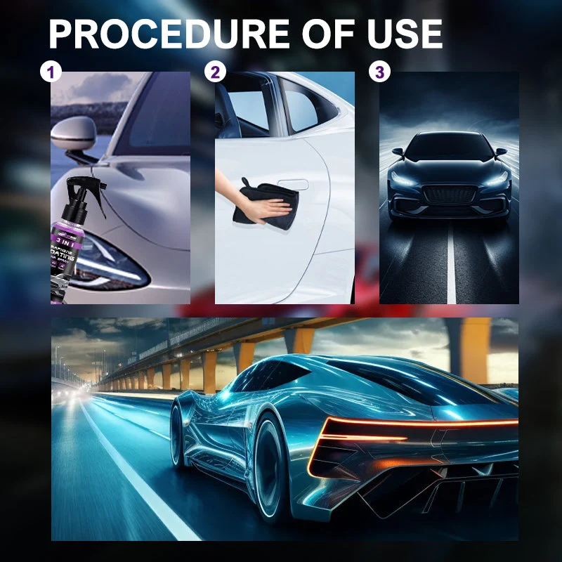 ✨LAST DAY BUY 5 GET 5 FREE✨ 3 in 1 High Protection Quick Car Coating Spray - Image 8