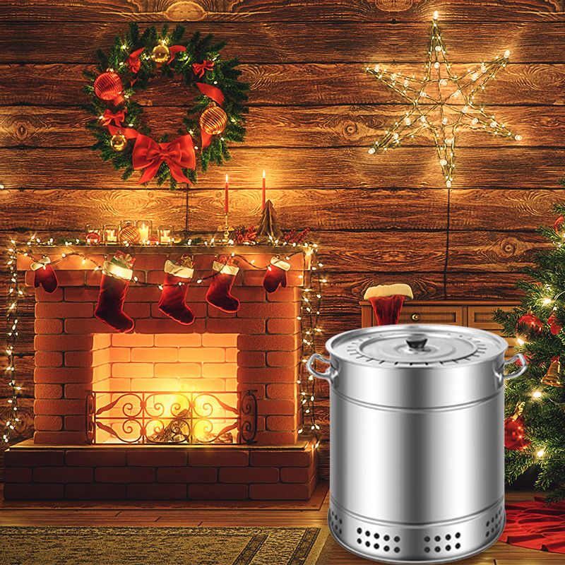 💥Smokeless steel grill bucket with aerospace grade material - Image 10