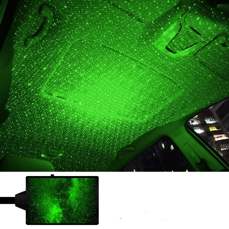 (✨Christmas Sales🎁)Star Light Projector Party Lights USB LED Light Interior Lighting LED Interior Car Lights - Image 2