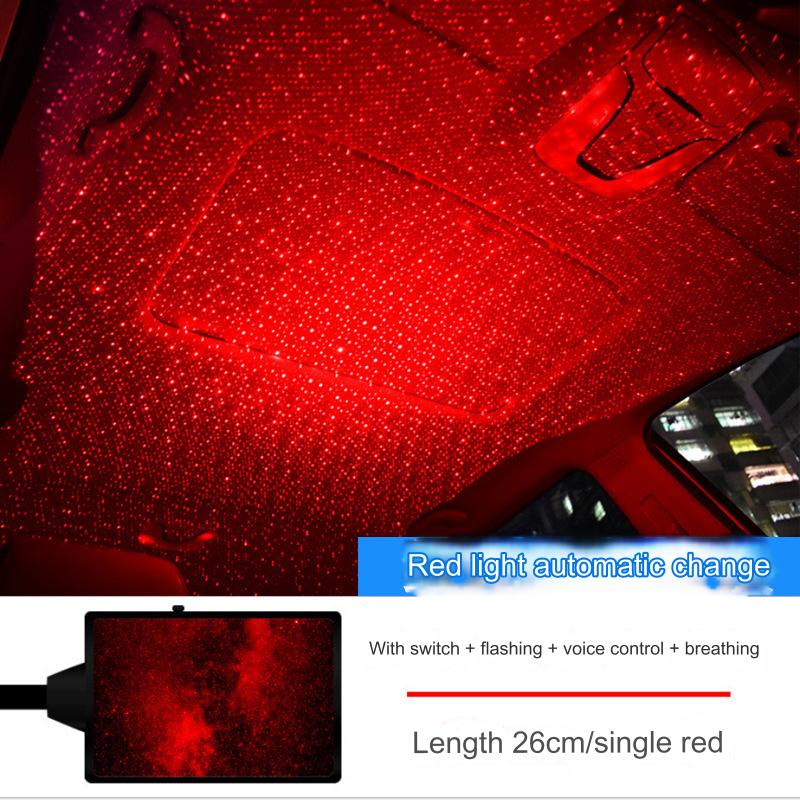 (✨Christmas Sales🎁)Star Light Projector Party Lights USB LED Light Interior Lighting LED Interior Car Lights - Image 4