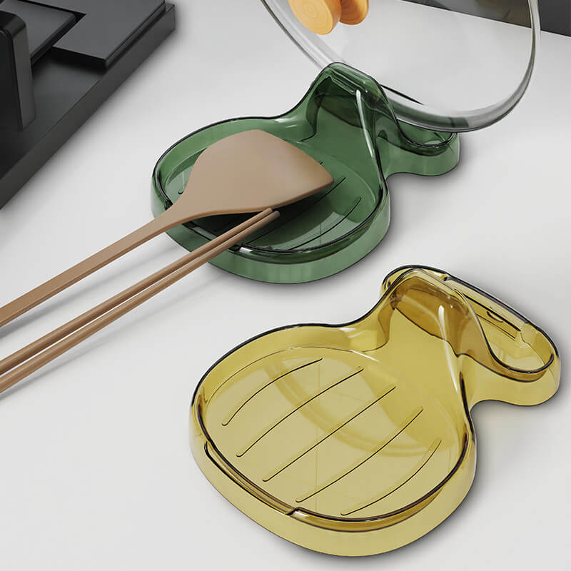 Storage rack for pot cover and spatula - Image 4