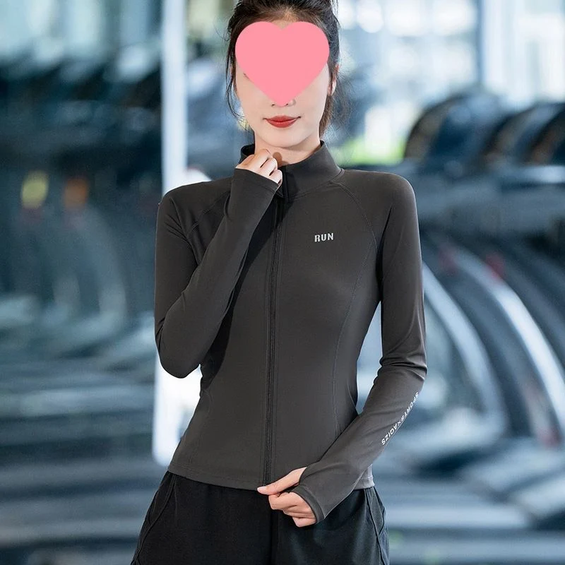 Women’s Long-sleeve Quick-dry Stretchy Yoga Tops - Image 13
