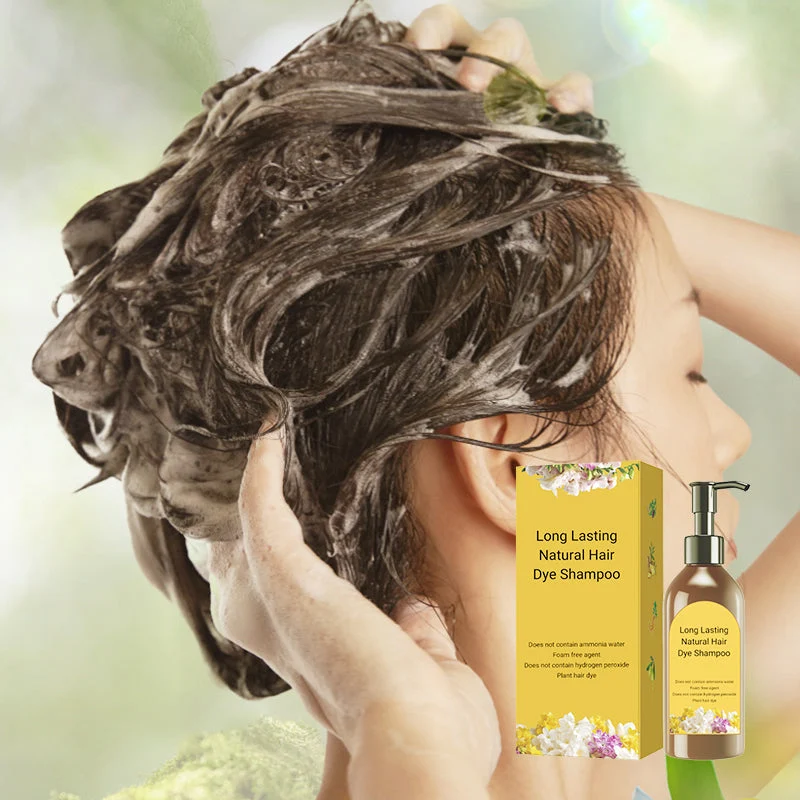 Long Lasting Natural Hair Dye Shampoo - Image 6