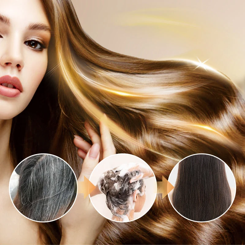 Long Lasting Natural Hair Dye Shampoo - Image 8