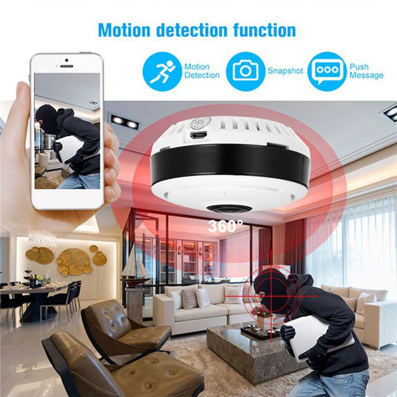 360-Degree Wireless Indoor Panoramic Camera - Image 2