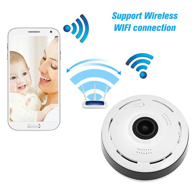 360-Degree Wireless Indoor Panoramic Camera - Image 4
