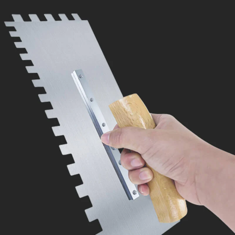 Tile tool serrated trowel - Image 3