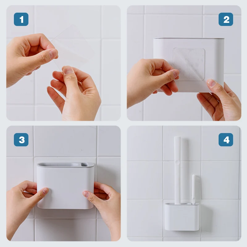Toilet Bowl Brush With Holder - Image 6
