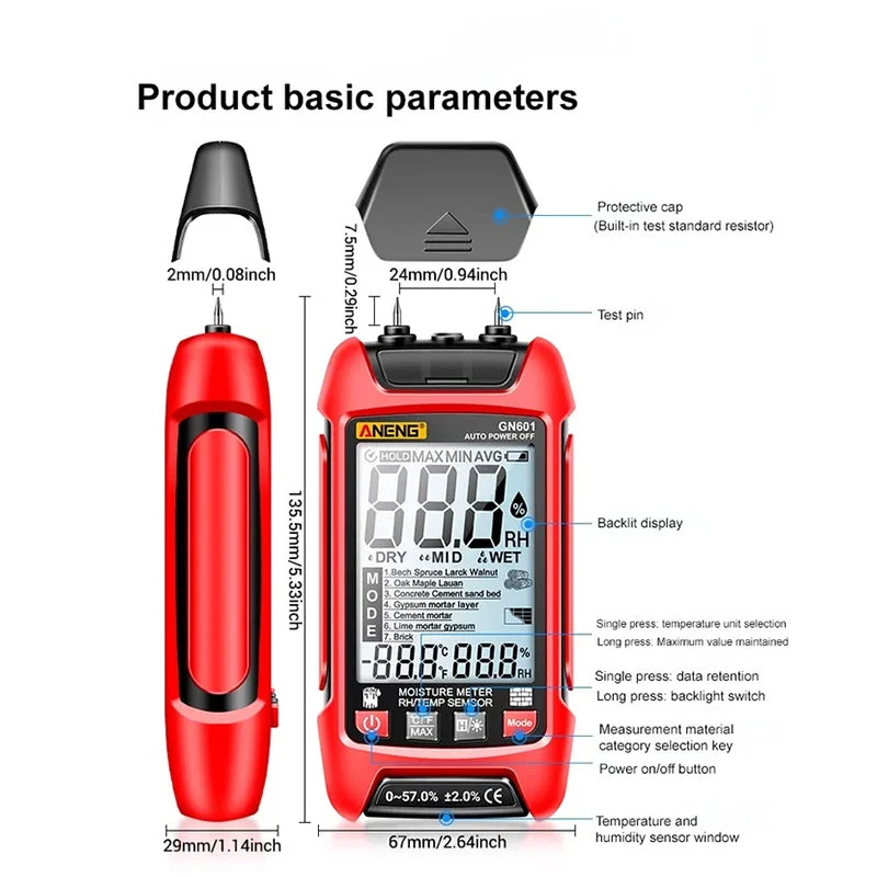 Anti-Burning Automatic Digital Display Small Universal Meter(50% OFF) - Image 6