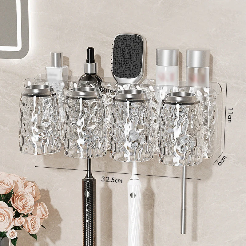 ✨Glacier Pattern Non Punching Toothbrush Shelf - Image 9