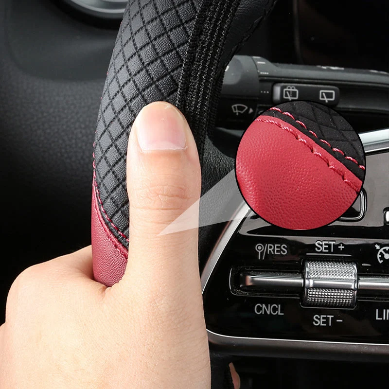 Universal Classic Non-Slip Steering Wheel Protector - Image 4
