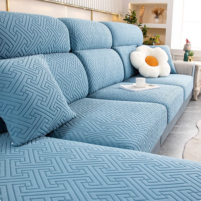 Universal Elastic Jacquard Velvet Sofa Cover - Image 8