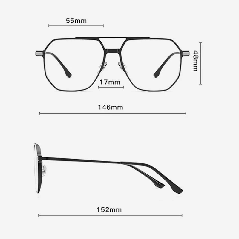 3 in 1 Vintage Magnetic Clip on Sunglasses - Image 9