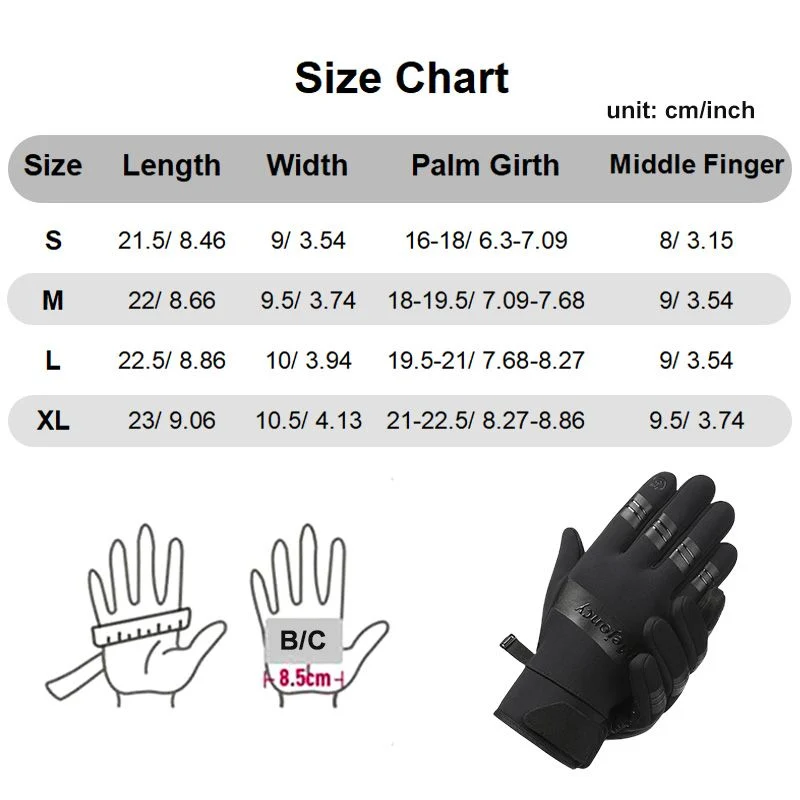 Winter Outdoor Touchscreen Waterproof Thermal Gloves - Great Gift - Image 6