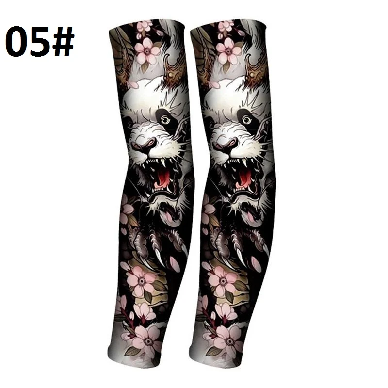 Anti-UV Ice Silk Tatoo Sleeve - Image 10