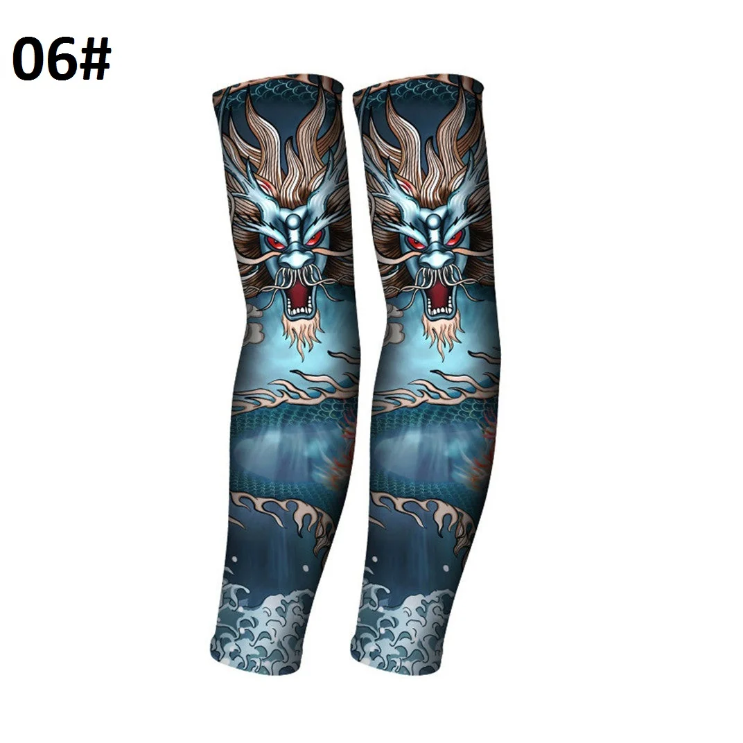 Anti-UV Ice Silk Tatoo Sleeve - Image 11