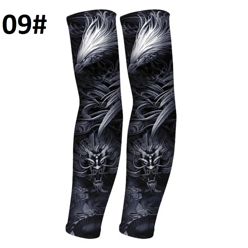 Anti-UV Ice Silk Tatoo Sleeve - Image 14