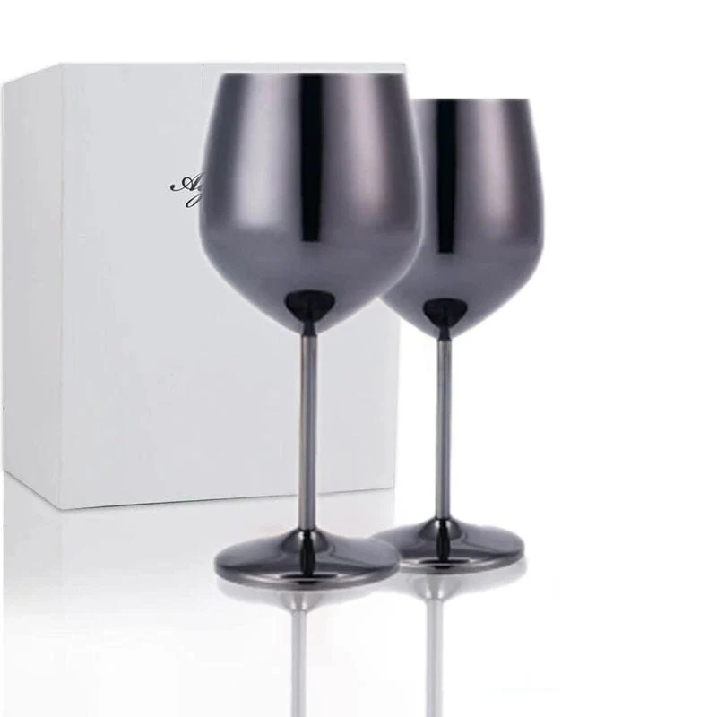 500ml Stainless Steel Wine Glasses - Image 10