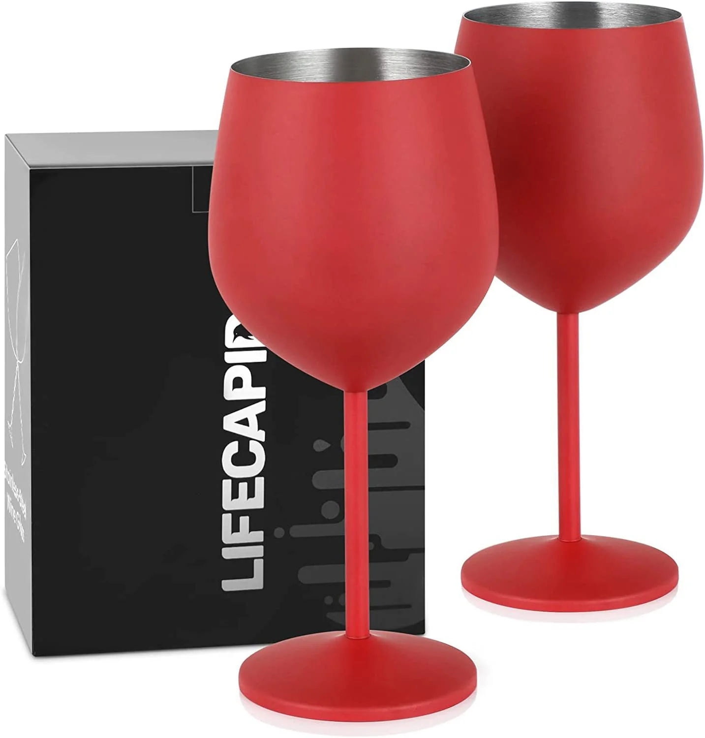 500ml Stainless Steel Wine Glasses - Image 12