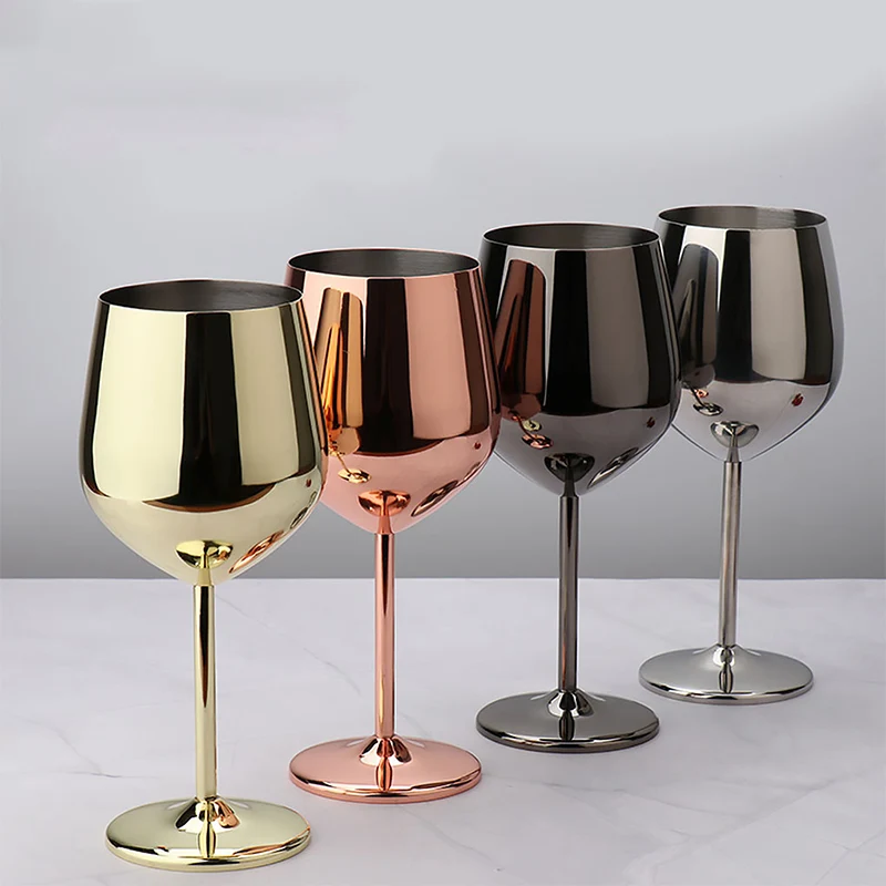 500ml Stainless Steel Wine Glasses - Image 5