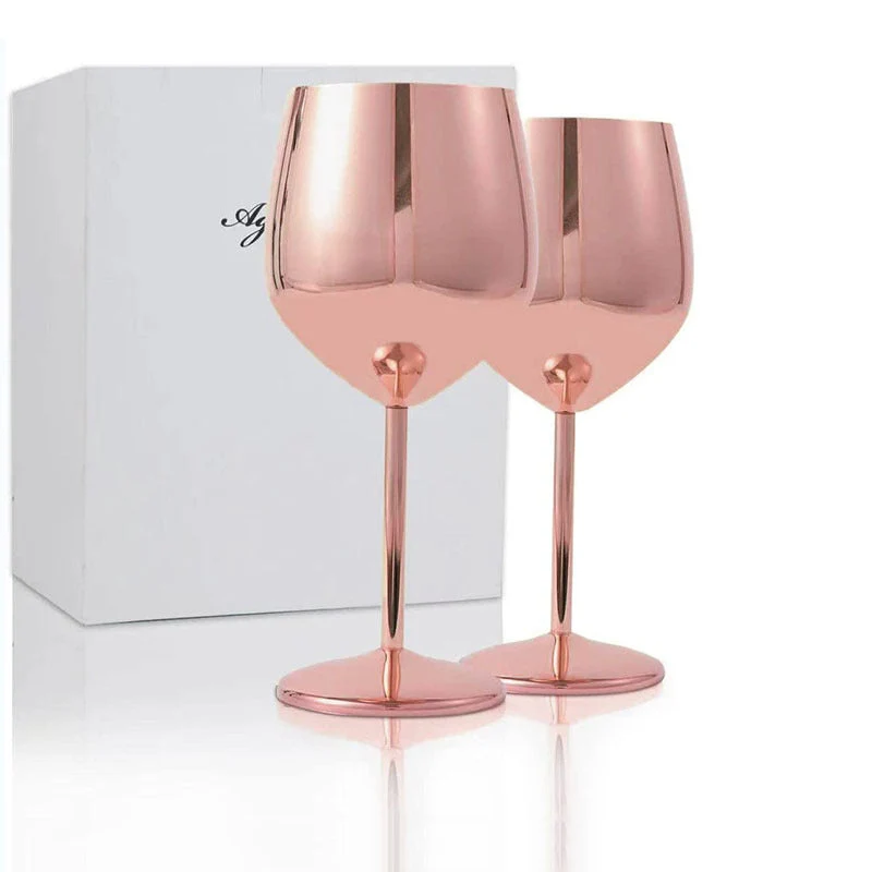 500ml Stainless Steel Wine Glasses - Image 8