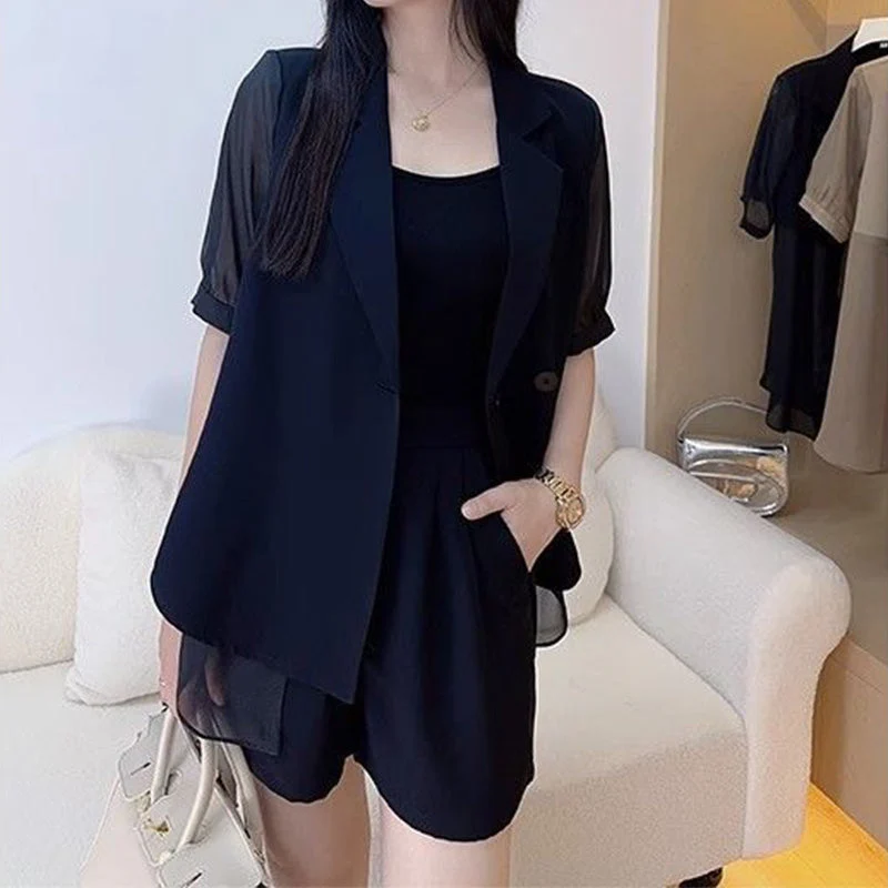 Women's Fashion Lightweight Short Suit 2-Piece Set (Great Sale⛄BUY 2 Get 10% OFF) - Image 2