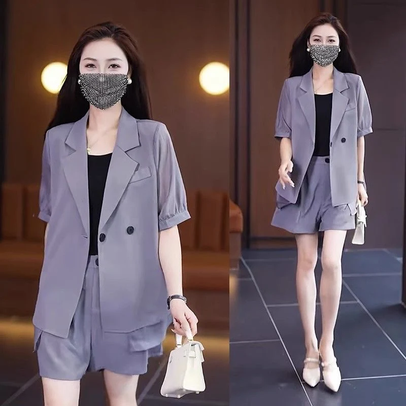 Women's Fashion Lightweight Short Suit 2-Piece Set (Great Sale⛄BUY 2 Get 10% OFF) - Image 4