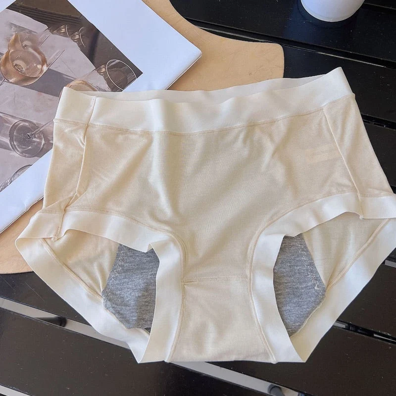 Women's Skin-Friendly Panties with Leak-Proof Crotch for Menstruation - Image 11