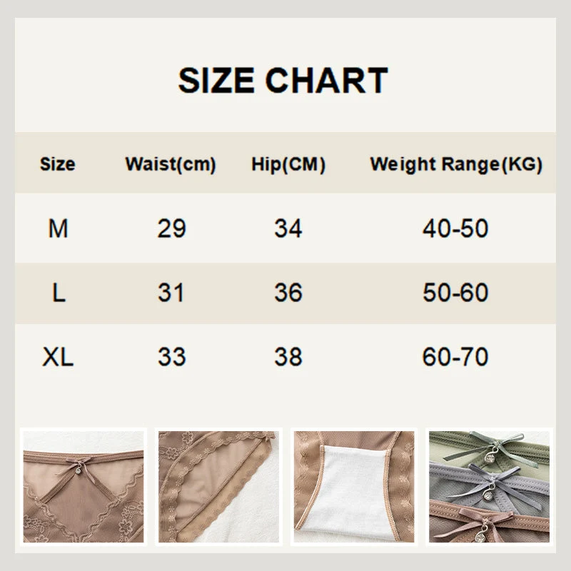 Women's Mesh Lace Hollow out Lightweight Panties - Image 10