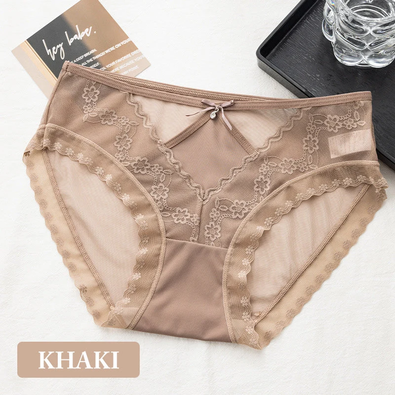 Women's Mesh Lace Hollow out Lightweight Panties - Image 11